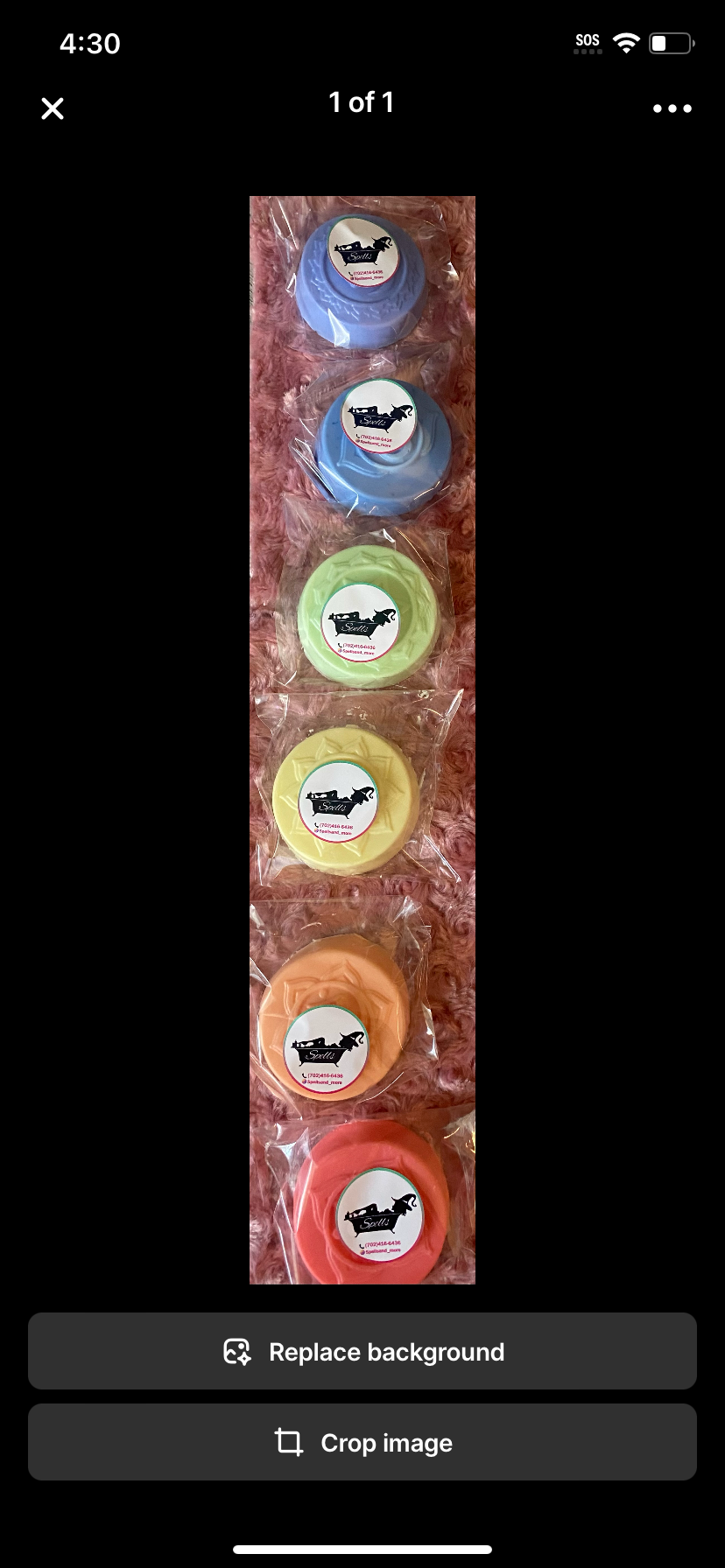 Set of 7 chakras soap